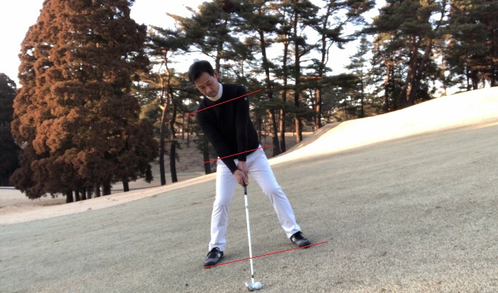 ゴルフ｜左足下がり・左足上がりの傾斜の打ち方とミスする方の注意点 